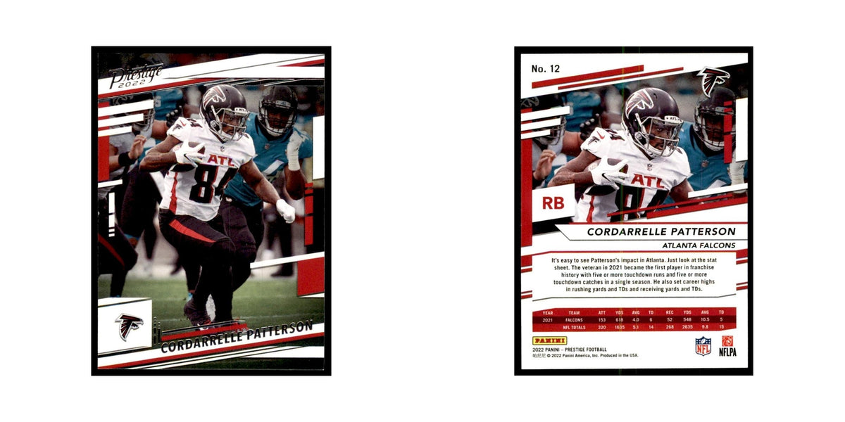 Cordarrelle Patterson 2022 Panini Prestige #12 Atlanta Falcons Football Card NM