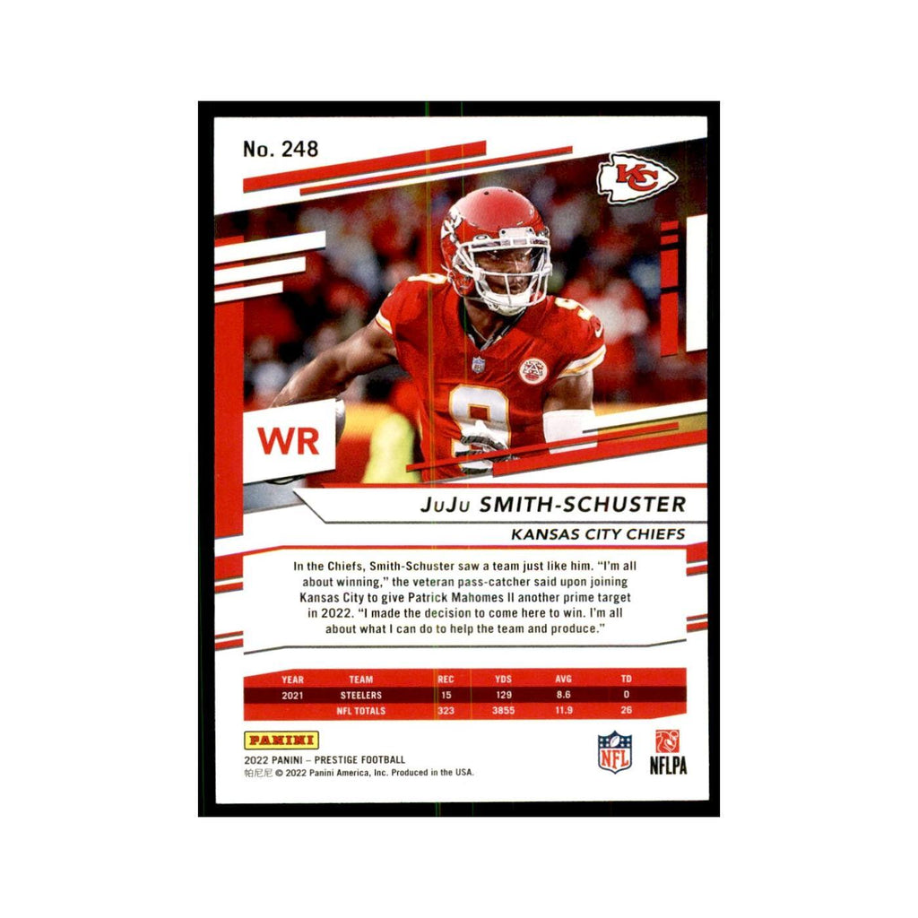 JuJu Smith-Schuster 2022 Panini Prestige #248 Kansas City Chiefs NM