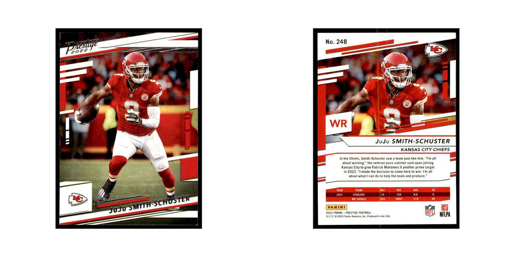 JuJu Smith-Schuster 2022 Panini Prestige #248 Kansas City Chiefs NM