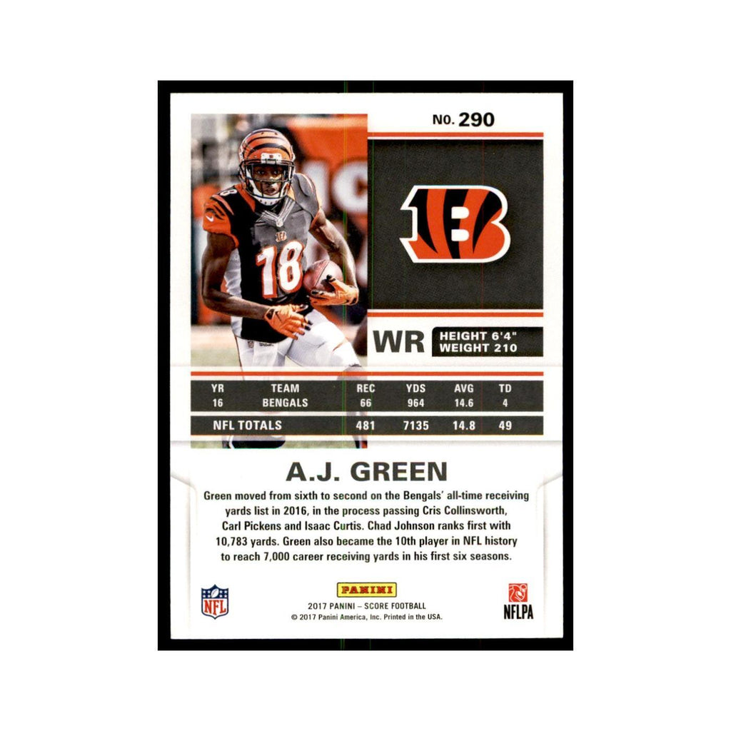 A.J. Green 2017 Score #290 Cincinnati Bengals Football Card NM