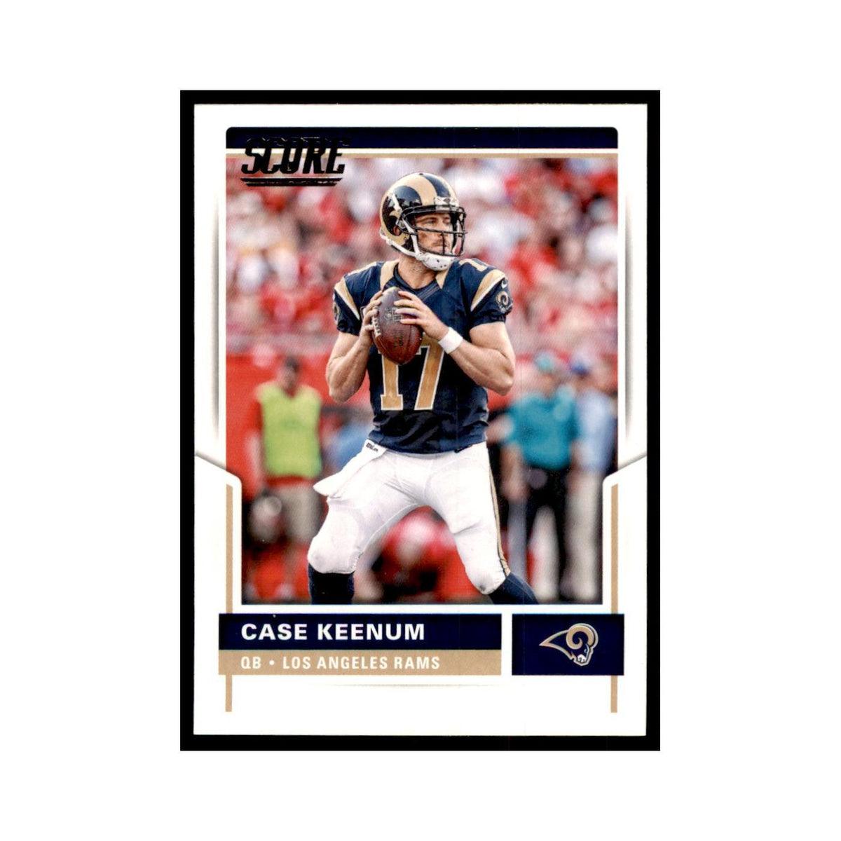 Case Keenum 2017 Score #17 Los Angeles Rams Football Card NM