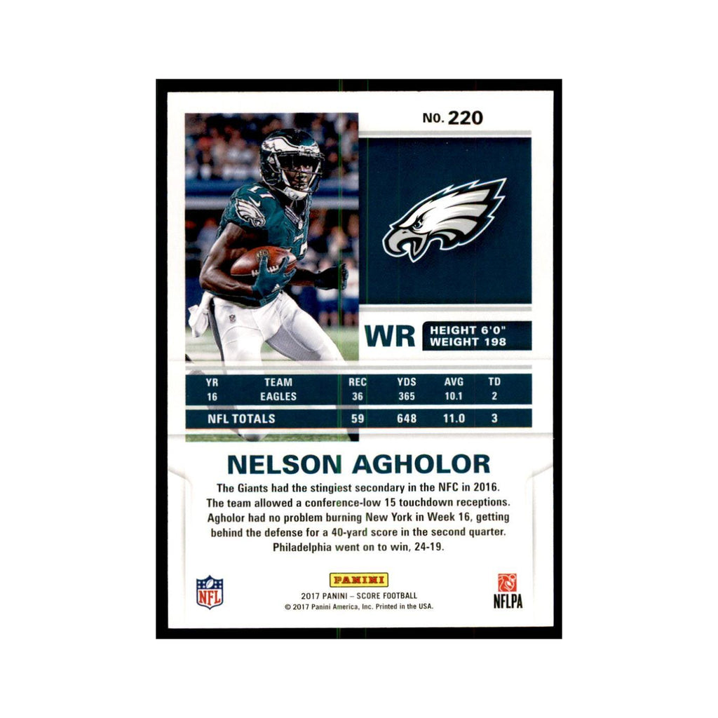 Nelson Agholor 2017 Score #220 Philadelphia Eagles Football Card NM