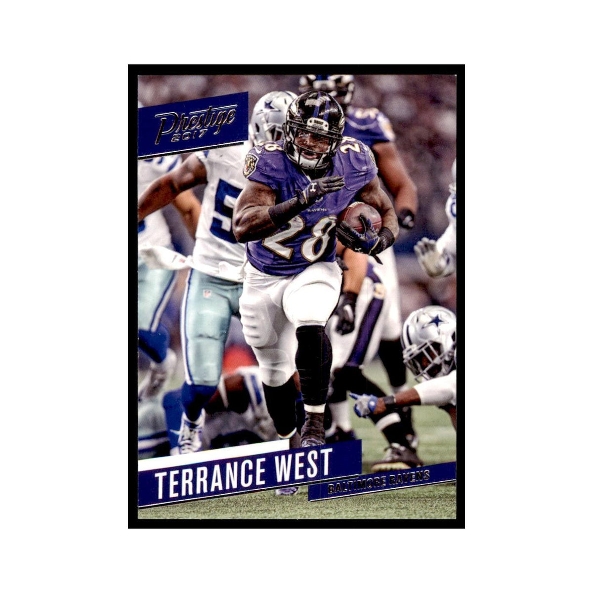 Terrance West 2017 Panini Prestige #2 Baltimore Ravens Football Card NM