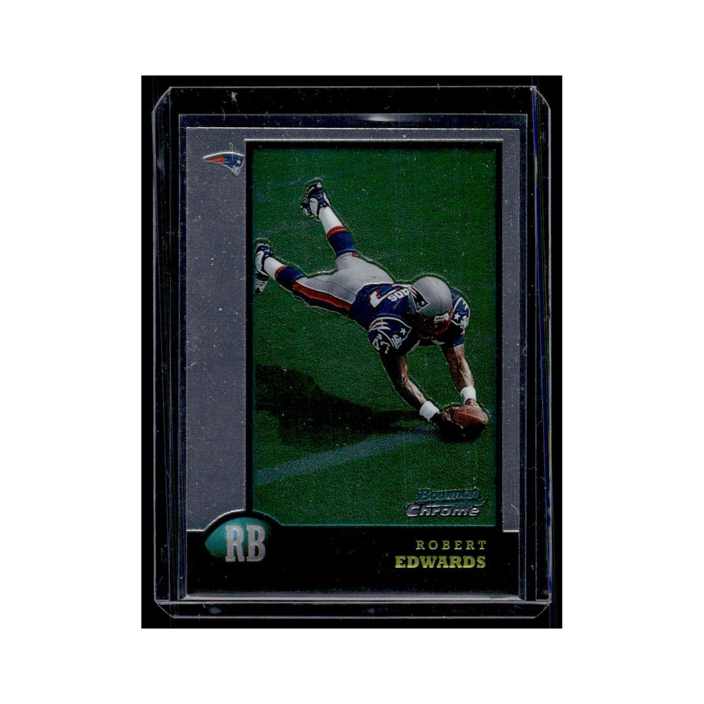 Robert Edwards 1998 Bowman Chrome #BCP4 New England Patriots Football Card NM
