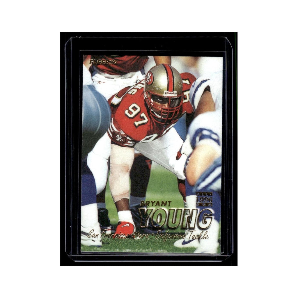 Bryant Young 1997 Fleer #81 San Francisco 49ers Football Card NM