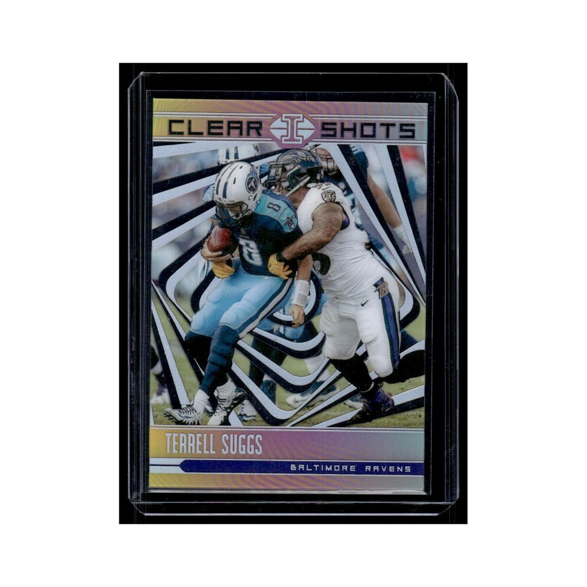 Terrell Suggs 2018 Panini Illusions Clear Shots #CS-TS Baltimore Ravens NM