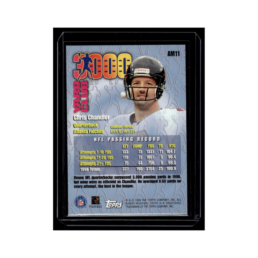 Chris Chandler 1999 Topps #AM11 Atlanta Falcons Football Card NM