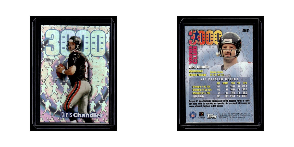 Chris Chandler 1999 Topps #AM11 Atlanta Falcons Football Card NM