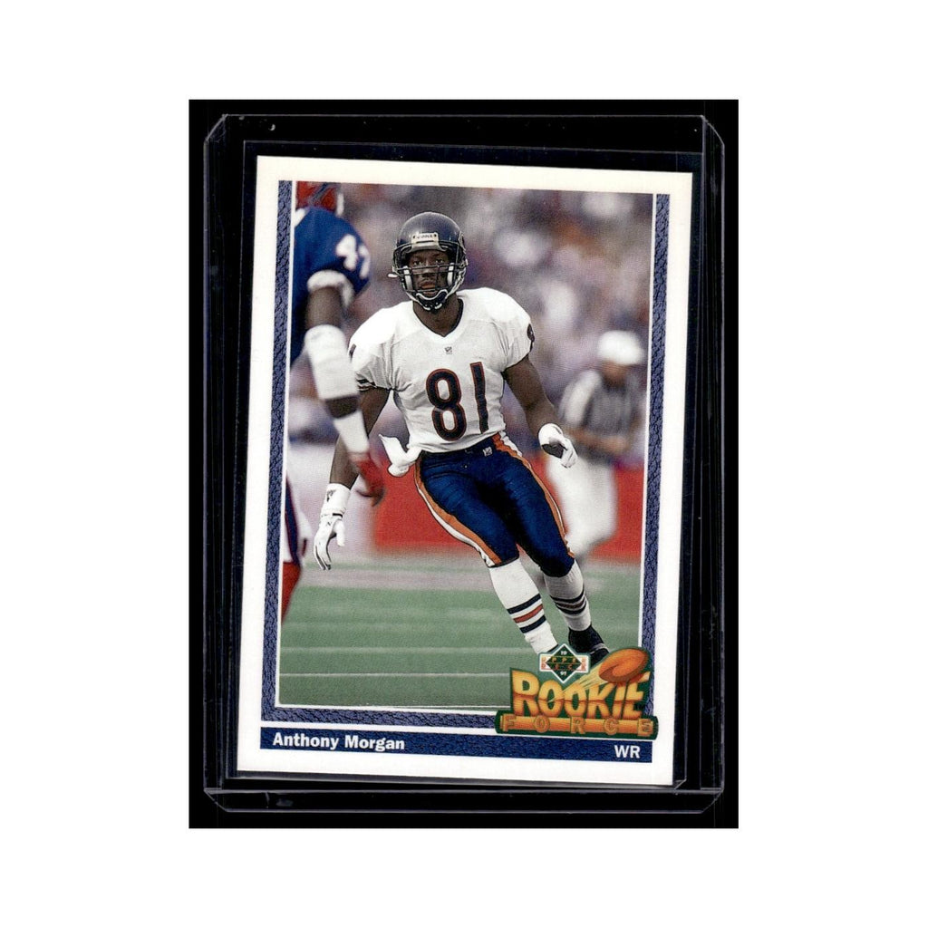 Anthony Morgan Rookie 1991 Upper Deck #637 Chicago Bears Football Card NM