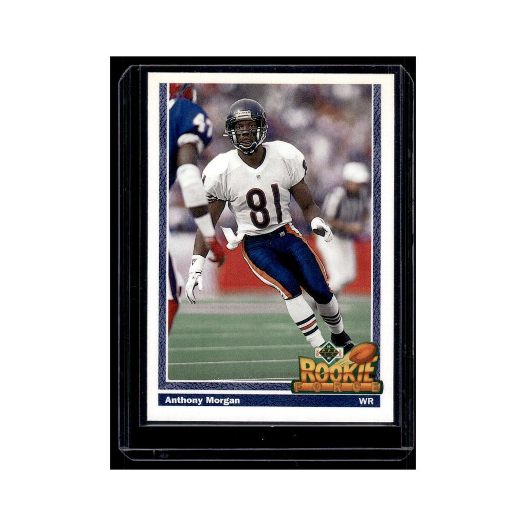 Anthony Morgan Rookie 1991 Upper Deck #637 Chicago Bears Football Card NM