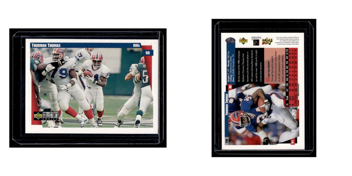 Thurman Thomas 1997 Collector's Choice #110 Buffalo Bills Football Card NM