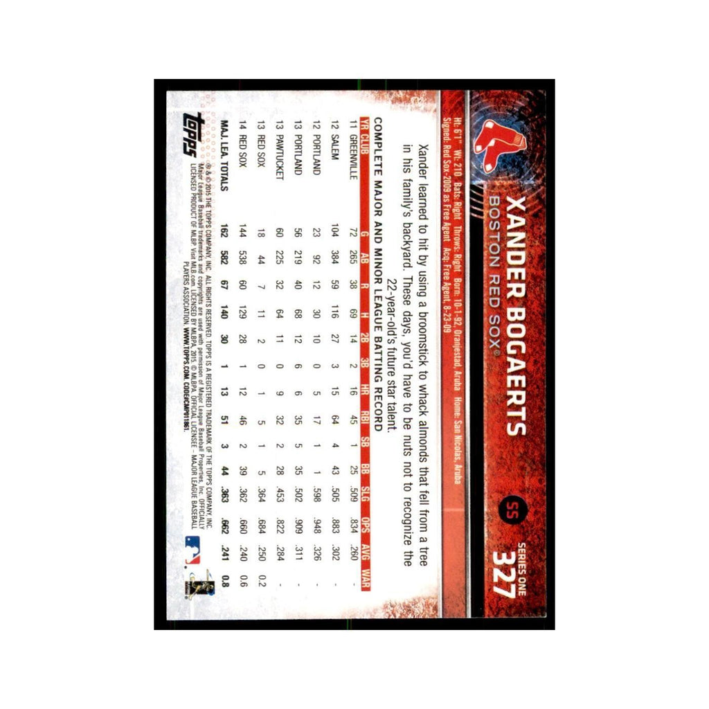 Xander Bogaerts 2015 Topps #327 Baseball Cards Baseball Card NM