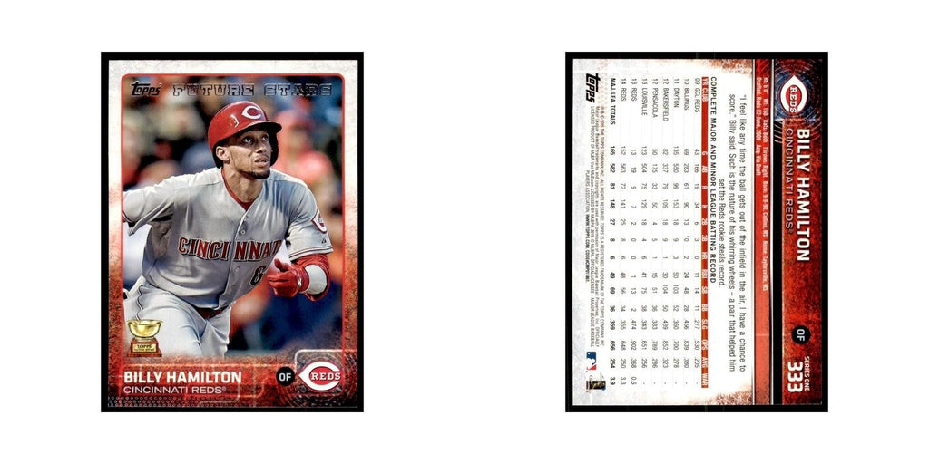 Billy Hamilton 2015 Topps #333 Baseball Cards Baseball Card NM