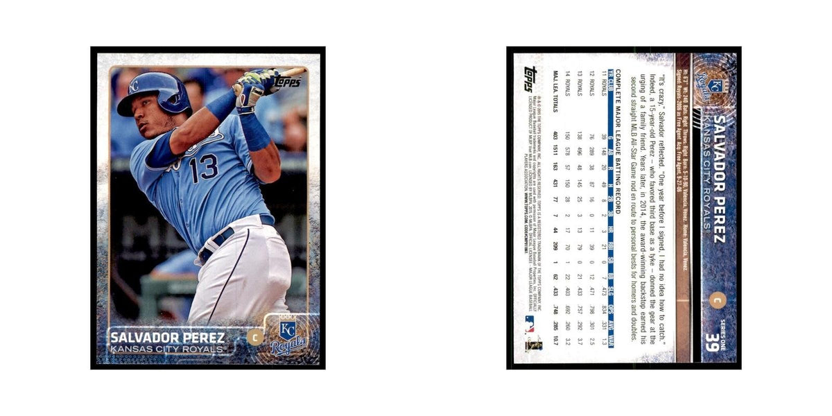 Salvador Perez 2015 Topps #39 Baseball Cards Baseball Card NM