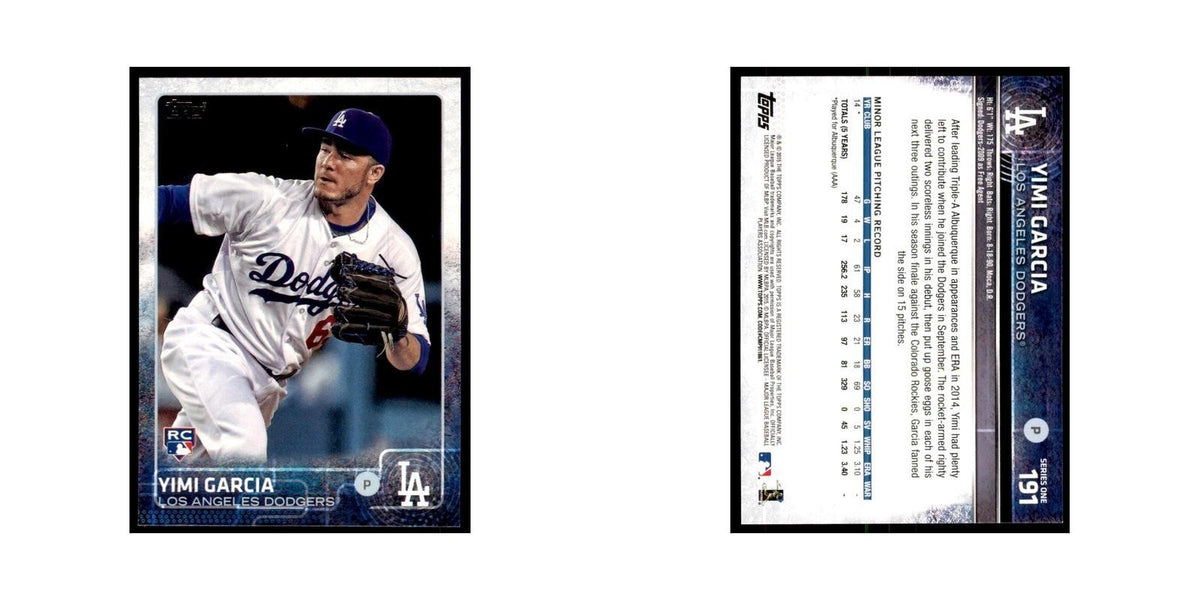 Yimi Garcia Rookie 2015 Topps #191 Baseball Cards Baseball Card NM