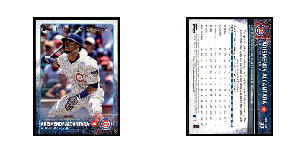 Arismendy Alcantara 2015 Topps #37 Baseball Cards Baseball Card NM