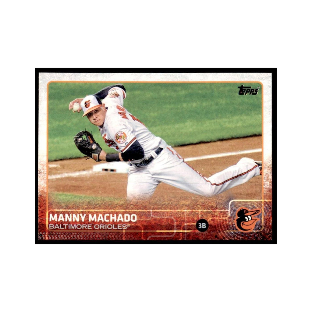 Manny Machado 2015 Topps #136 Baseball Cards Baseball Card NM