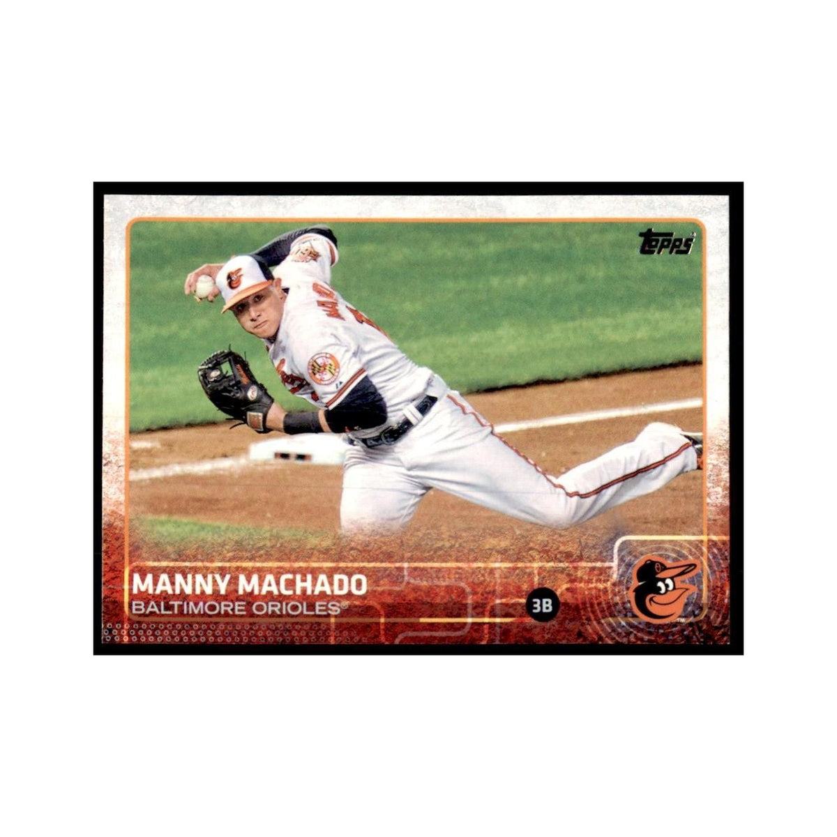 Manny Machado 2015 Topps #136 Baseball Cards Baseball Card NM