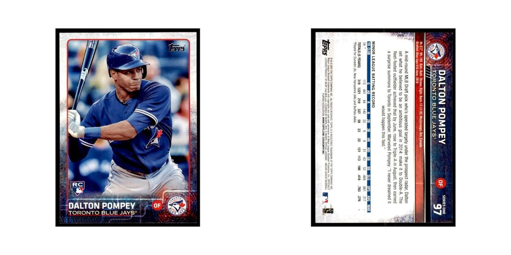 Dalton Pompey Rookie 2015 Topps #97 Baseball Cards Baseball Card NM
