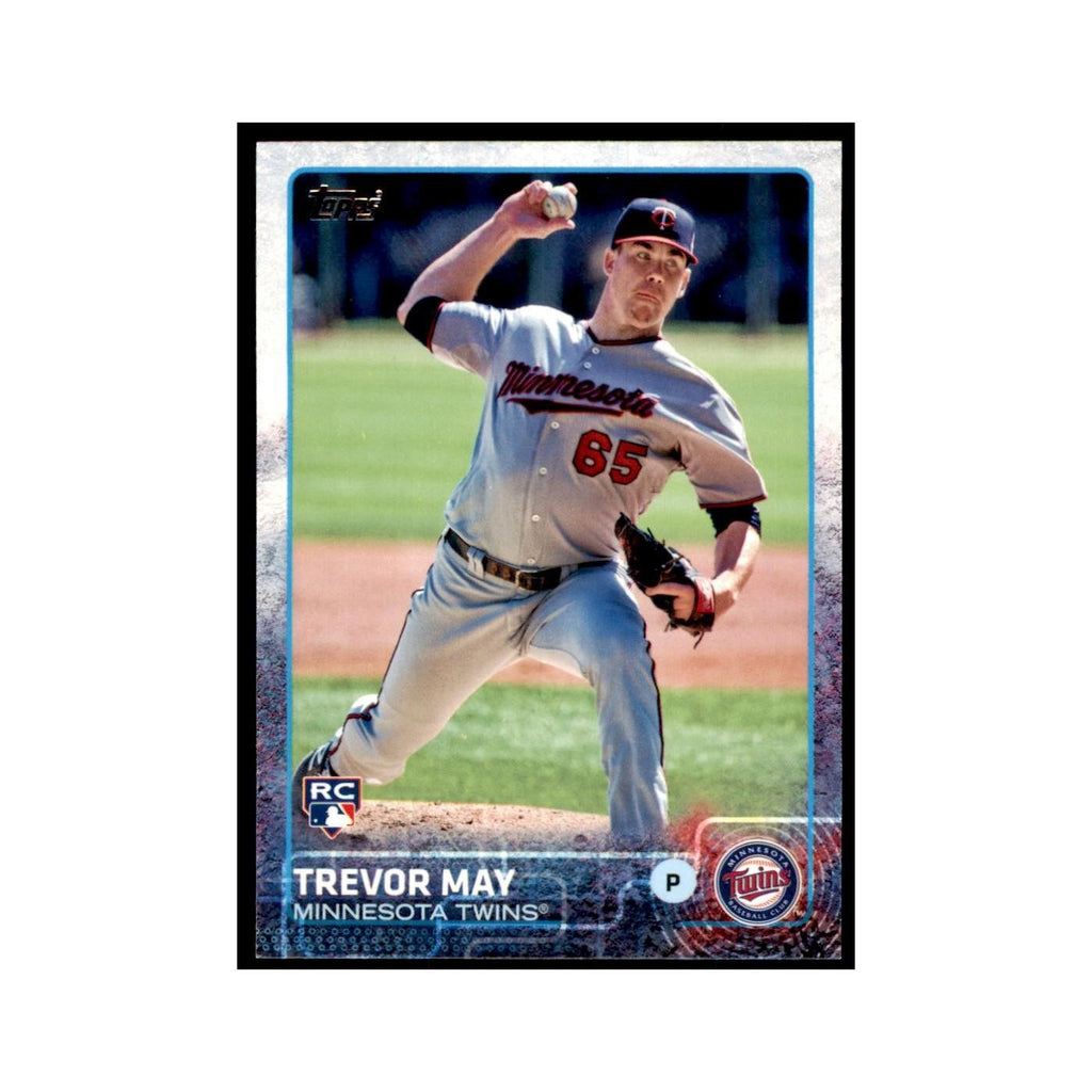Trevor May Rookie 2015 Topps #55 Baseball Cards Baseball Card NM