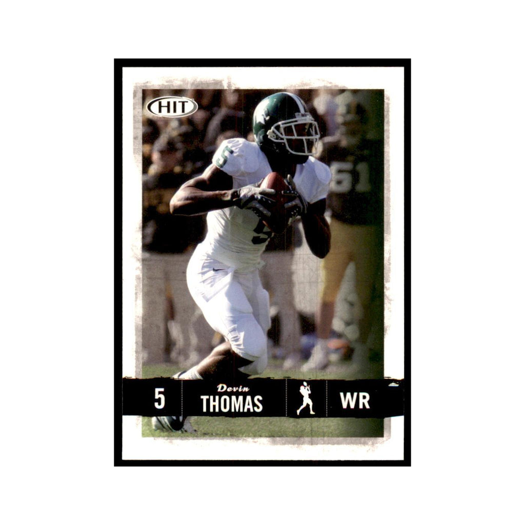 Devin Thomas 2008 SAGE HIT #68 Michigan State Spartans Football Card NM
