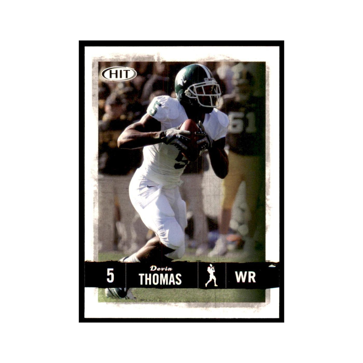 Devin Thomas 2008 SAGE HIT #68 Michigan State Spartans Football Card NM