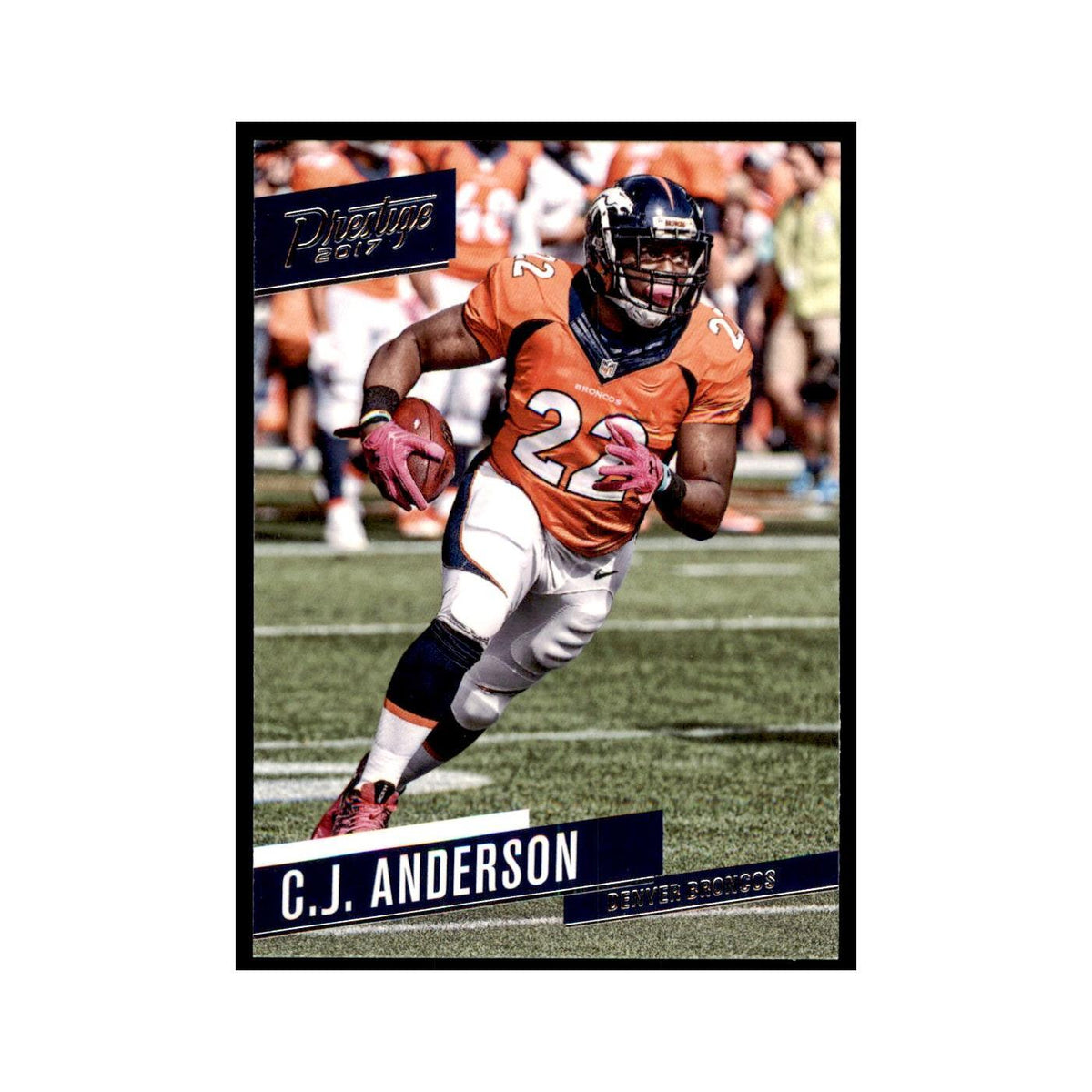 C.J. Anderson 2017 Panini Prestige #62 Denver Broncos Football Card NM