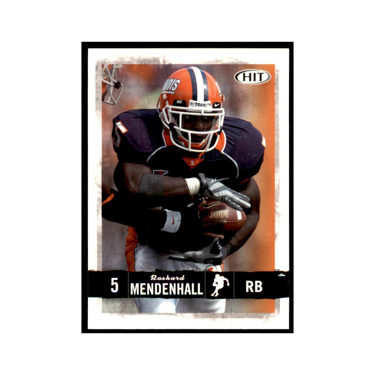 Rashard Mendenhall 2008 SAGE HIT #95 Illinois Fighting Illini Football Card NM