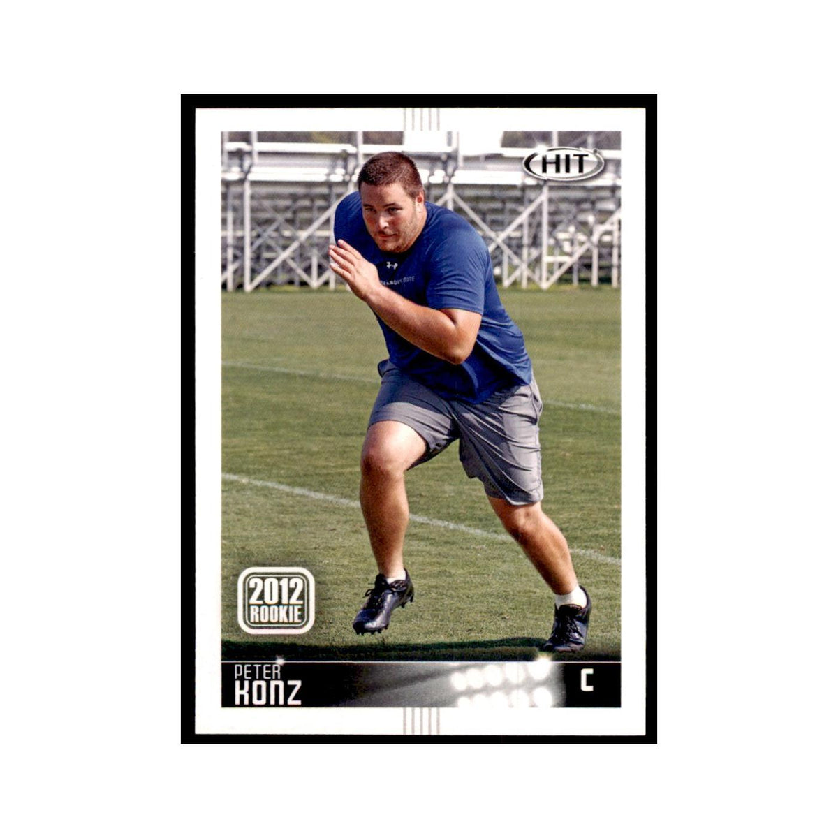 Peter Konz Rookie 2012 SAGE HIT #120 Wisconsin Badgers Football Card NM