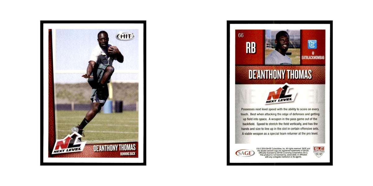 De'Anthony Thomas 2014 SAGE HIT #66 Oregon Ducks Football Card NM
