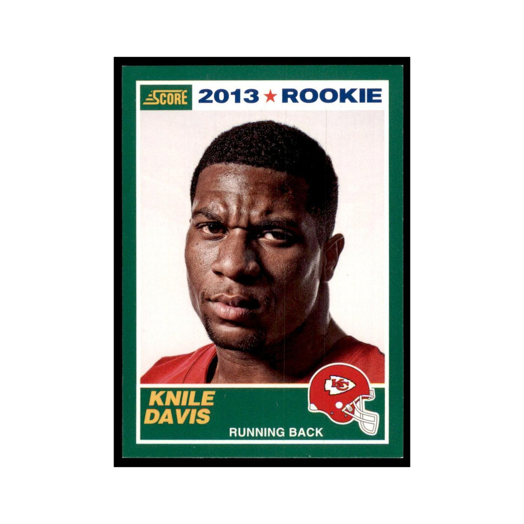 Knile Davis Rookie 2013 Score #400 Kansas City Chiefs Football Card NM