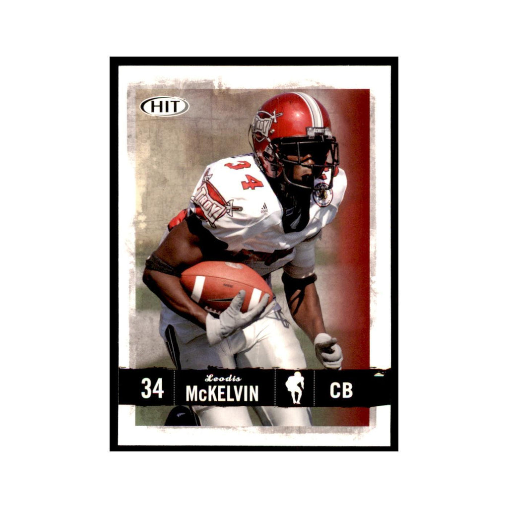 Leodis McKelvin 2008 SAGE HIT #93 Troy Trojans Football Card NM