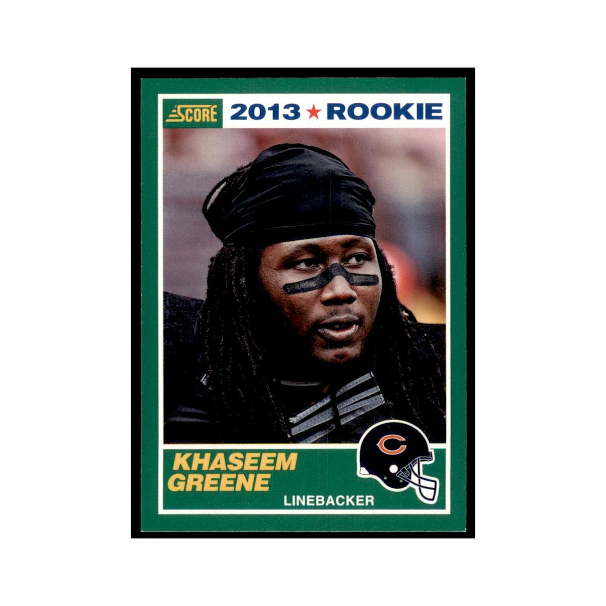 Khaseem Greene Rookie 2013 Score #390 Chicago Bears Football Card NM