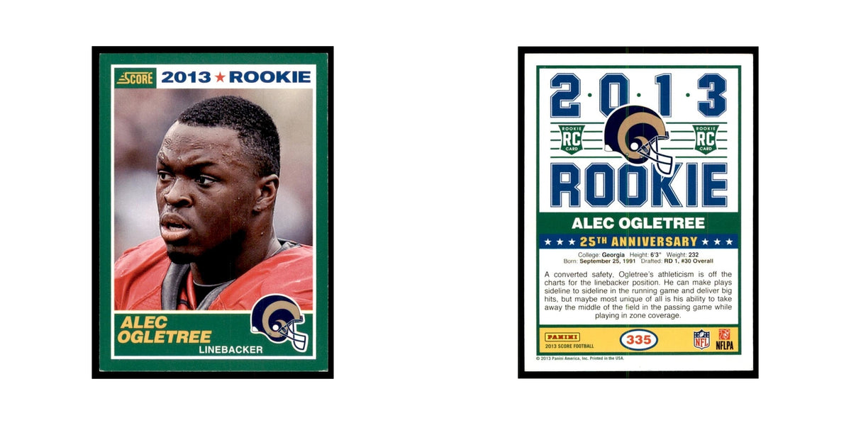 Alec Ogletree Rookie 2013 Score #335 St. Louis Rams Football Card NM