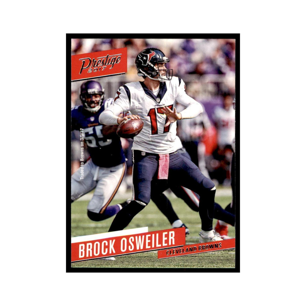 Brock Osweiler 2017 Panini Prestige #33 Cleveland Browns Football Card NM