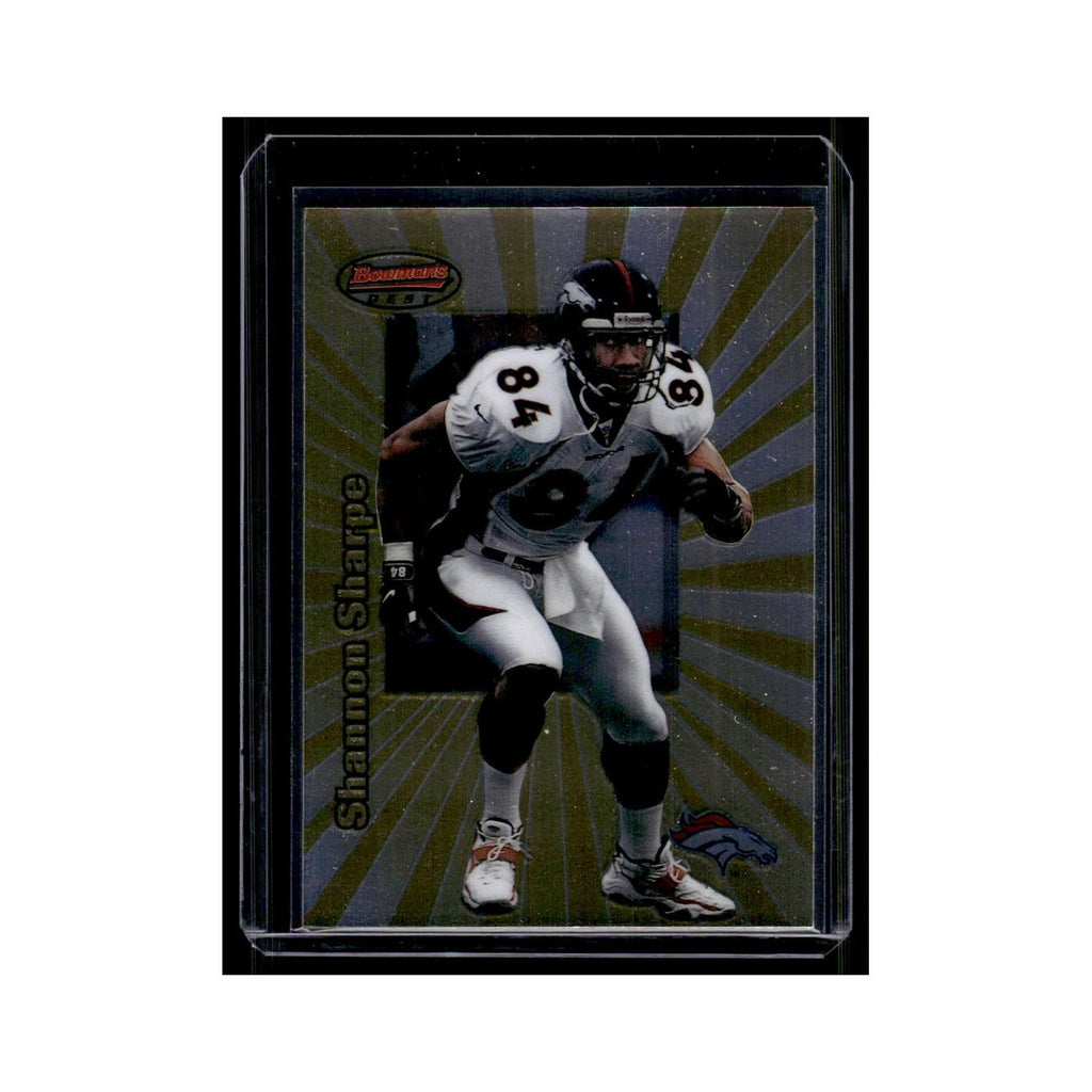 Shannon Sharpe 1998 Bowman's Best #91 Denver Broncos Football Card NM