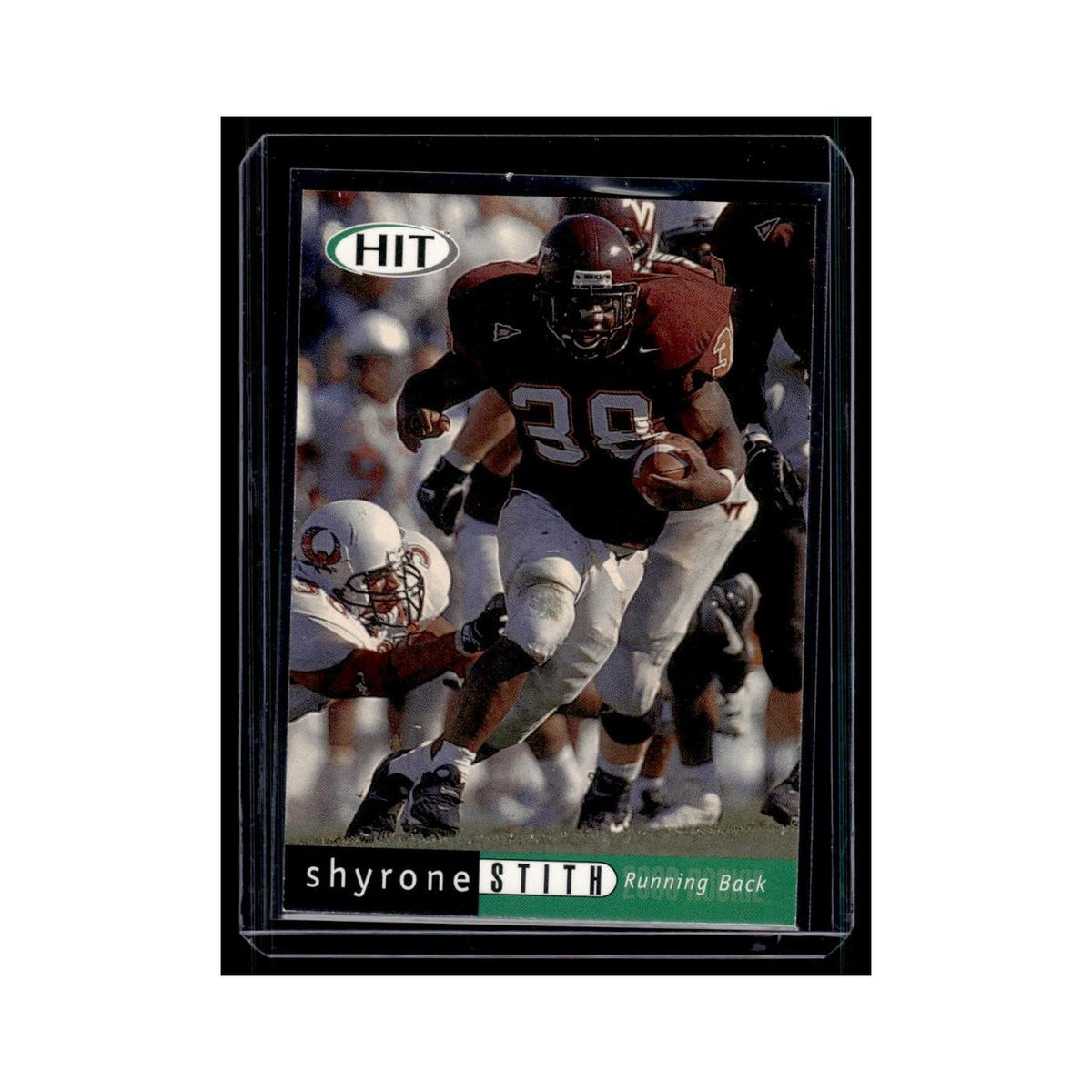 Shyrone Stith 2000 SAGE HIT #38 Virginia Tech Hokies Football Card NM