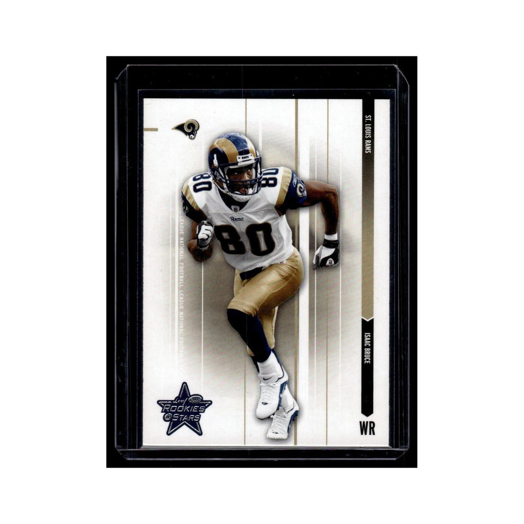 Isaac Bruce 2003 Leaf Rookies Stars #83 St. Louis Rams Football Card NM