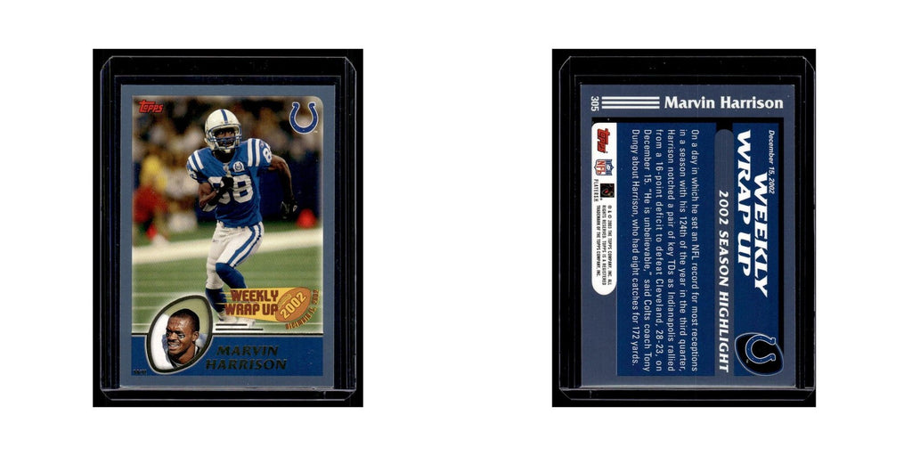 Marvin Harrison 2003 Topps #305 Indianapolis Colts Football Card NM