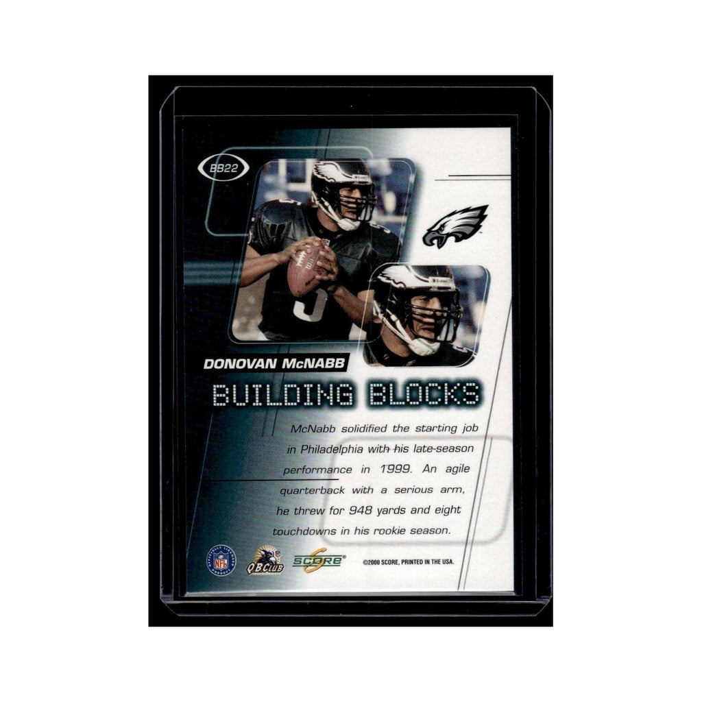Donovan McNabb 2000 Score Building Blocks #BB22 Philadelphia Eagles NM