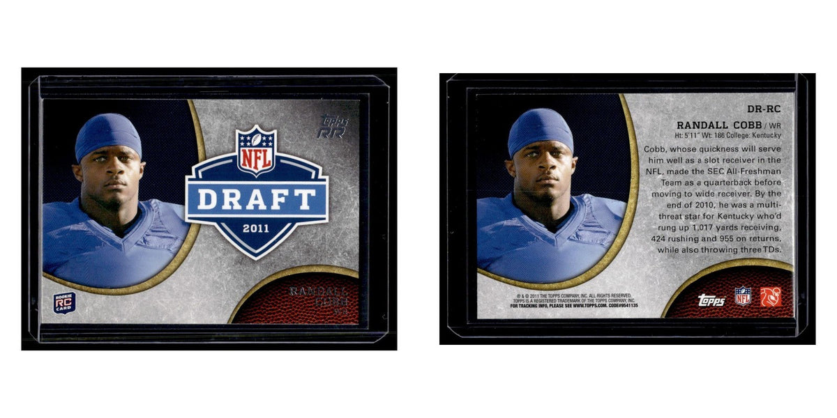 Randall Cobb 2011 Topps Rising Rookies NFL Draft #DR-RC Kentucky Wildcats NM