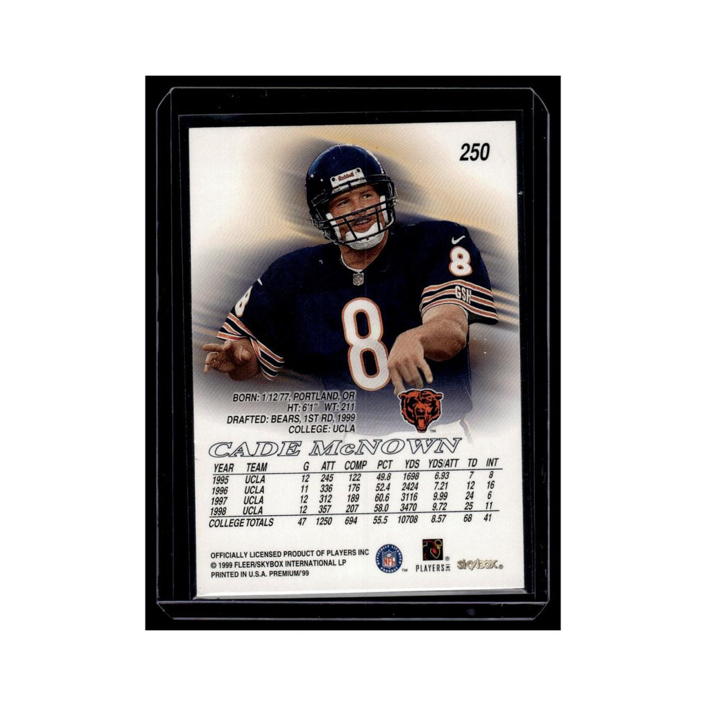 Cade McNown 1999 SkyBox Premium #250 Chicago Bears Football Card NM