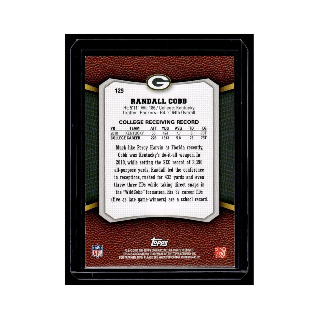 Randall Cobb 2011 Topps Rising Rookies #129 Green Bay Packers Football Card NM