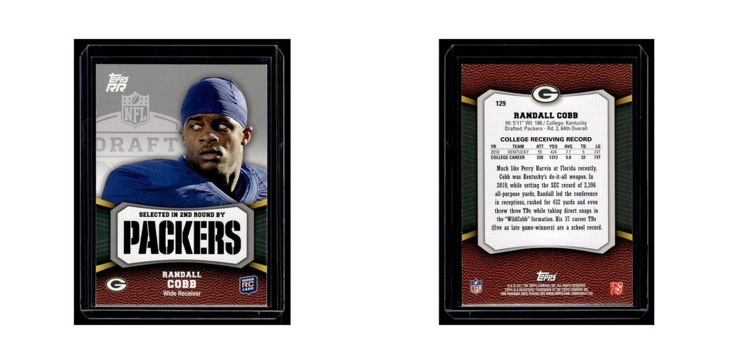 Randall Cobb 2011 Topps Rising Rookies #129 Green Bay Packers Football Card NM