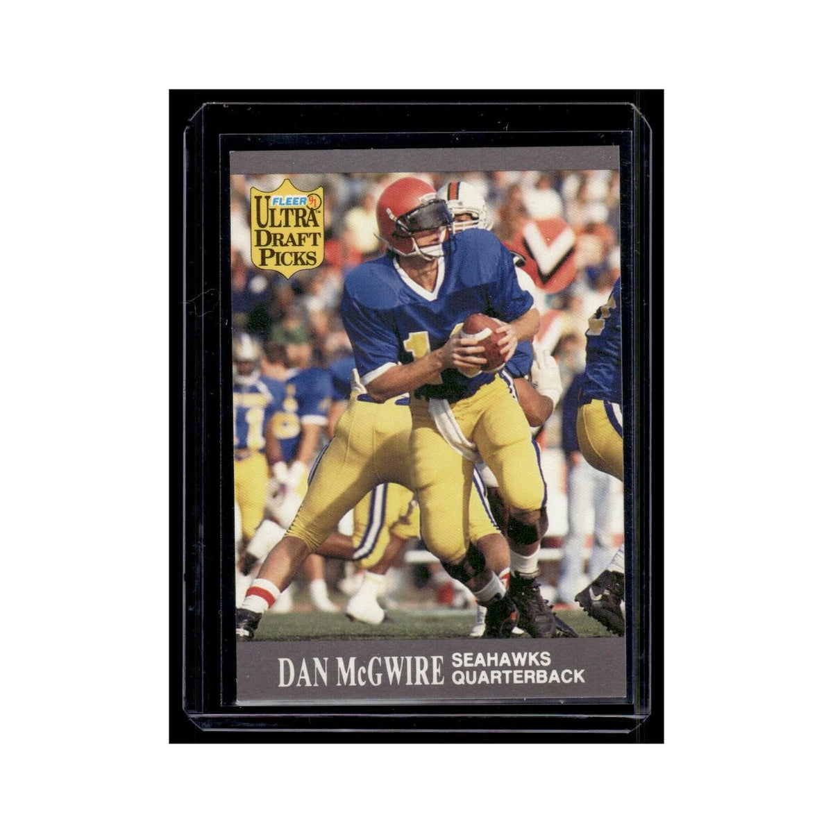 Dan McGwire Rookie 1991 Ultra #289 Seattle Seahawks Football Card NM