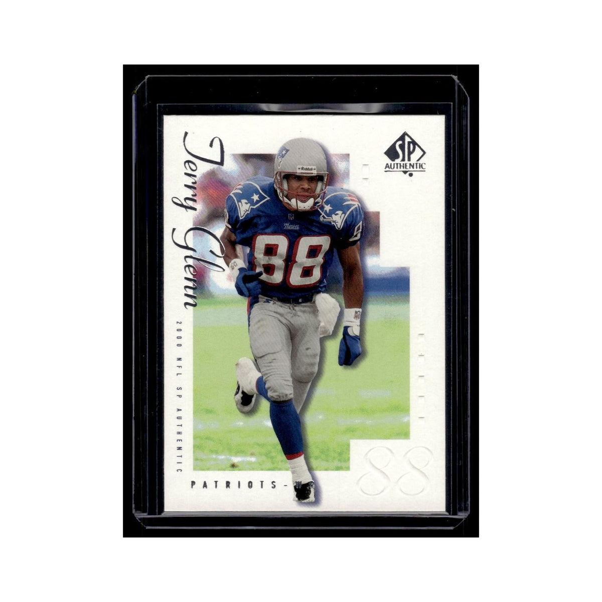 Jerry Glenn 2000 SP Authentic #50 New England Patriots Football Card NM