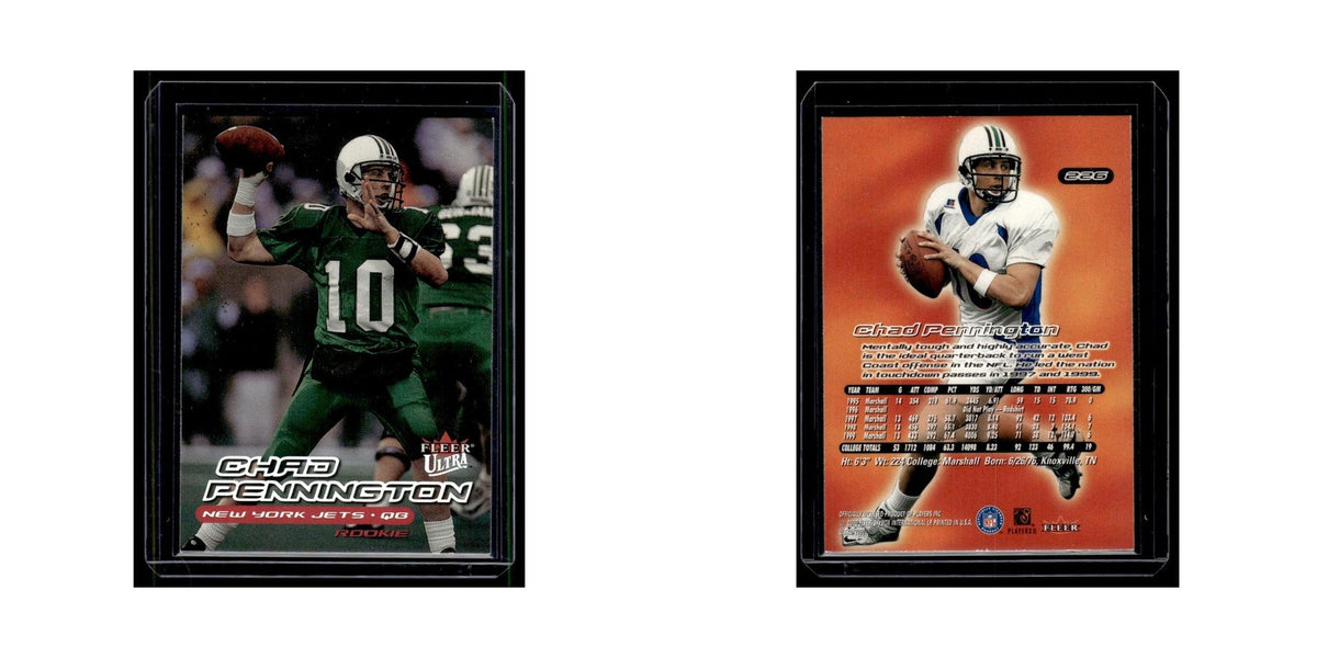 Chad Pennington 2000 Fleer Ultra #226 New York Jets Football Card NM