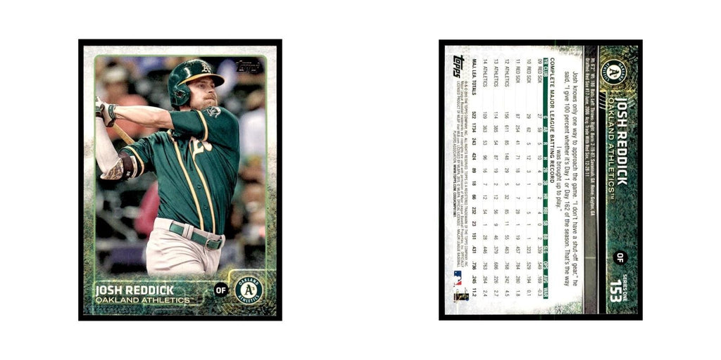 Josh Reddick 2015 Topps #153 Baseball Cards Baseball Card NM