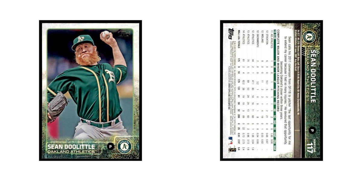 Sean Doolittle 2015 Topps #117 Baseball Cards Baseball Card NM
