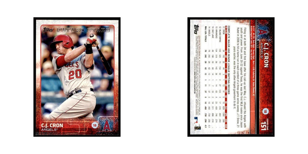 C.J. Cron 2015 Topps #151 Baseball Cards Baseball Card NM